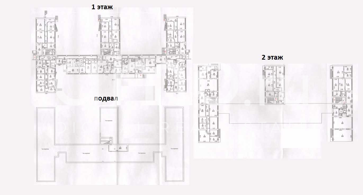 Планировка офиса 2820.2 м², 1 этаж, Административное здание «г Москва, Бибиревская ул., 17Б»